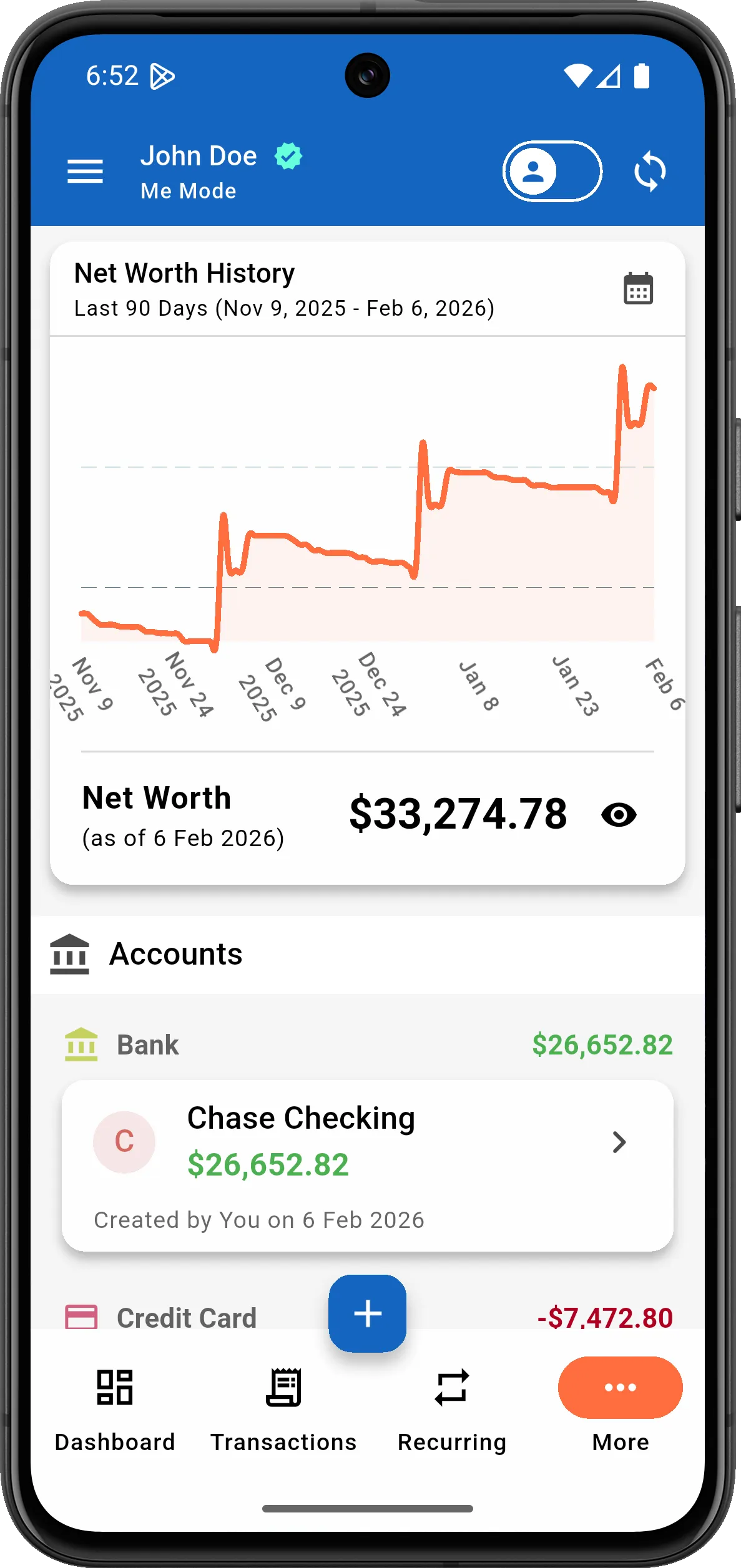 Account View